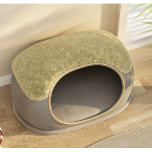 宠物绒猫狗窝半封闭太空舱设计四季通用